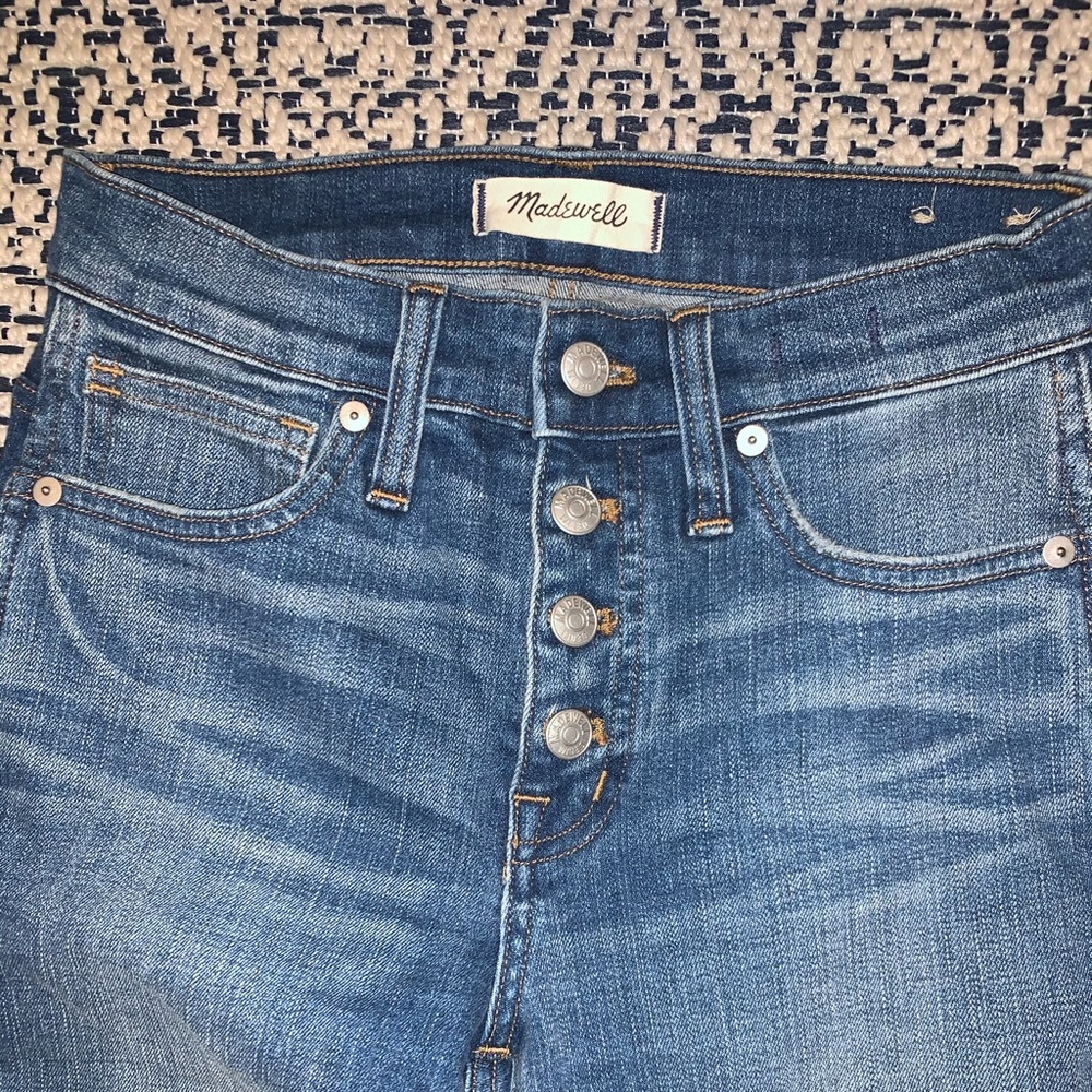 Madewell slim straight jeans